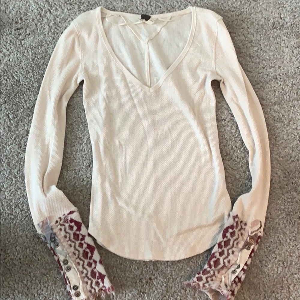 Long sleeve free people shirt